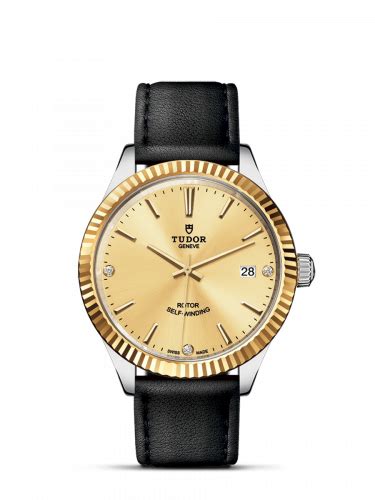 12513-0020 tudor|Tudor Style 38mm Yellow Gold Diamond.